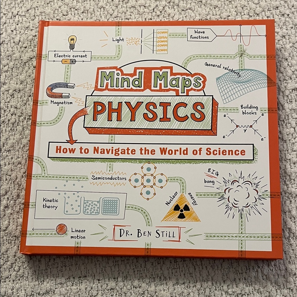 Mind Maps Physics Hardcover Book